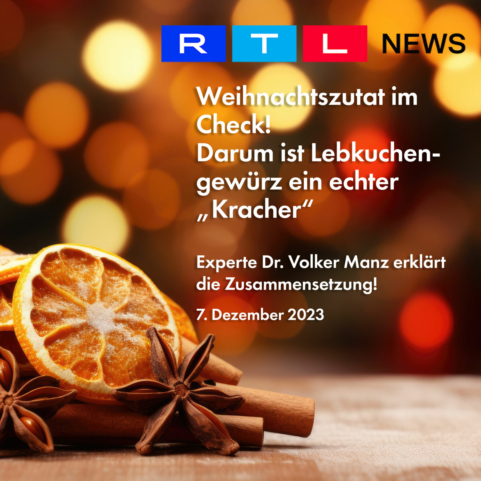 RTL - Weihnachtszutaten im Check
